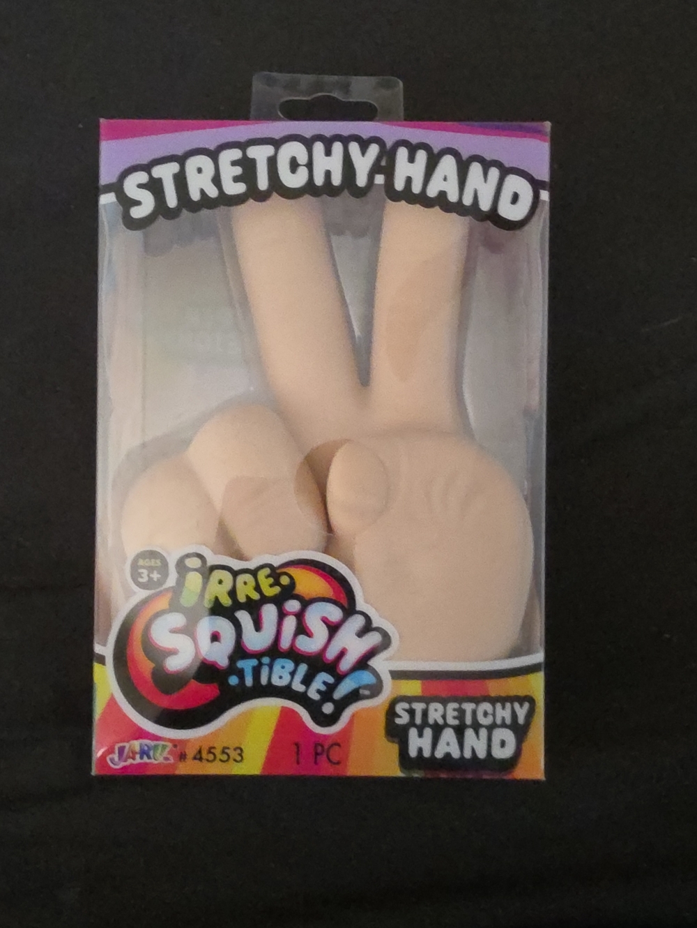 Stretchy Hand Kids Toy - Beige Squishy Peace Hand